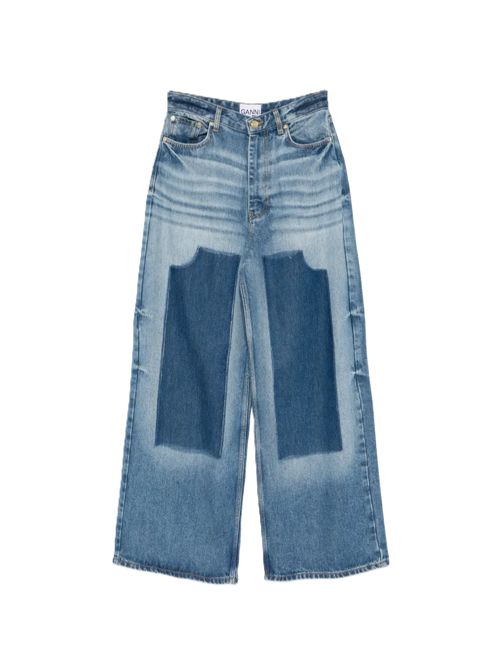 GANNIbaggy wide-leg jeans Ganni | A1100060091 TINT WASH